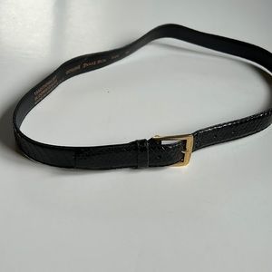 Bloomingdale’s Snakeskin belt 36
